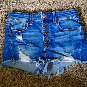 American eagle Light blue button up jeans